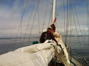 Our first sail!